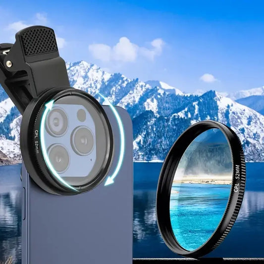 Tragbarer Polarisationsfilter fürs Smartphone – Perfekt für Reise- und Naturfotografie Mivoza Deutschland