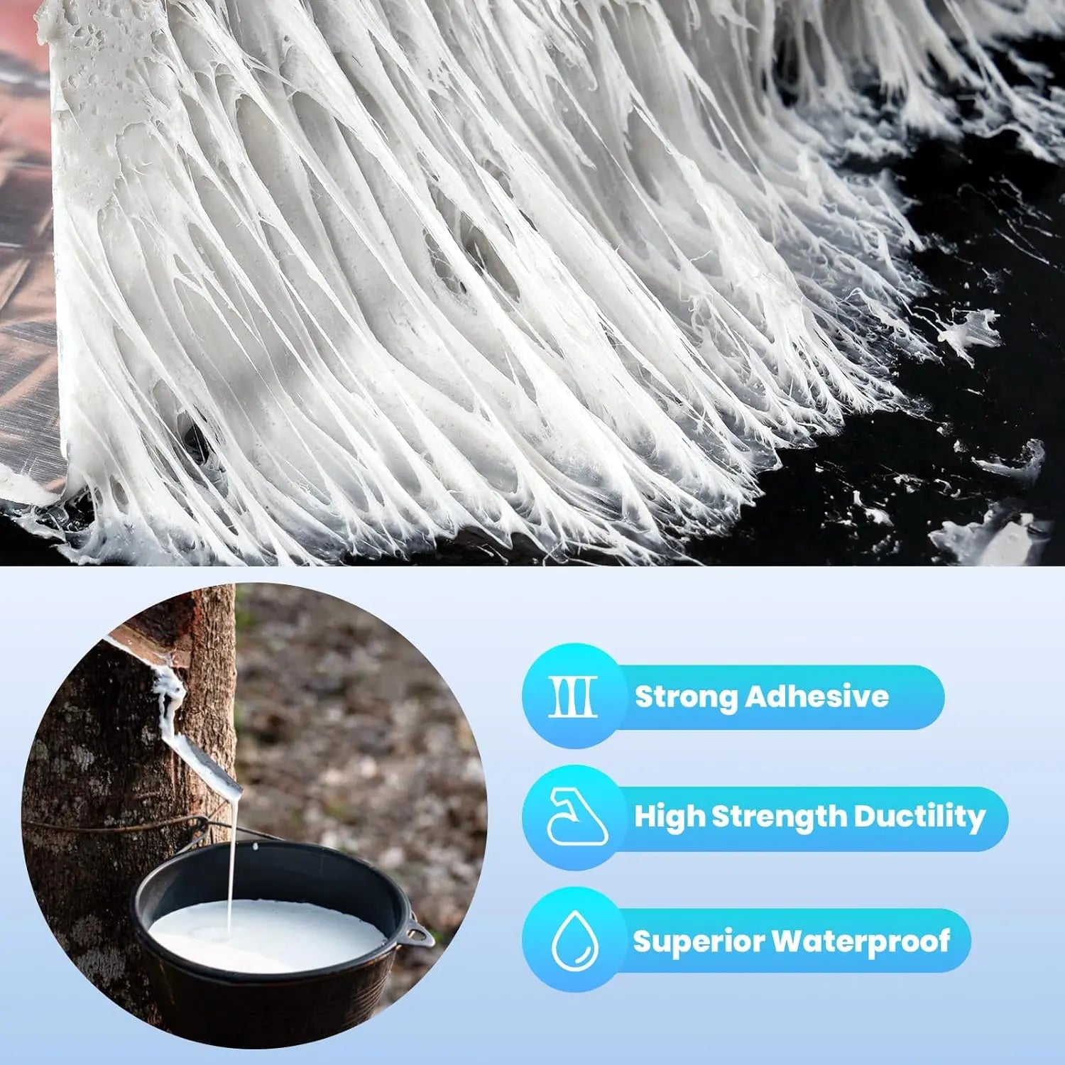 Ultra-beständiges wasserdichtes Butylklebeband für Reparaturen Mivoza Deutschland