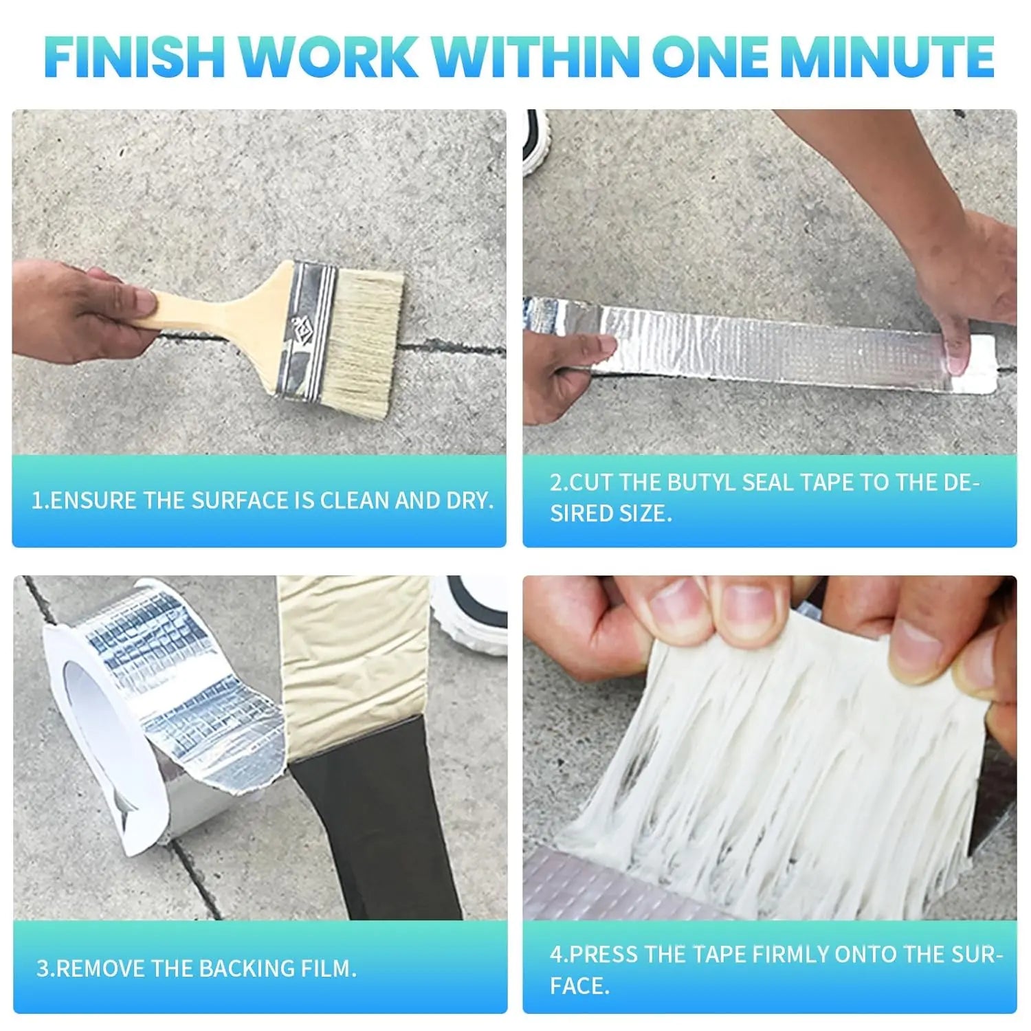 Ultra-beständiges wasserdichtes Butylklebeband für Reparaturen Mivoza Deutschland