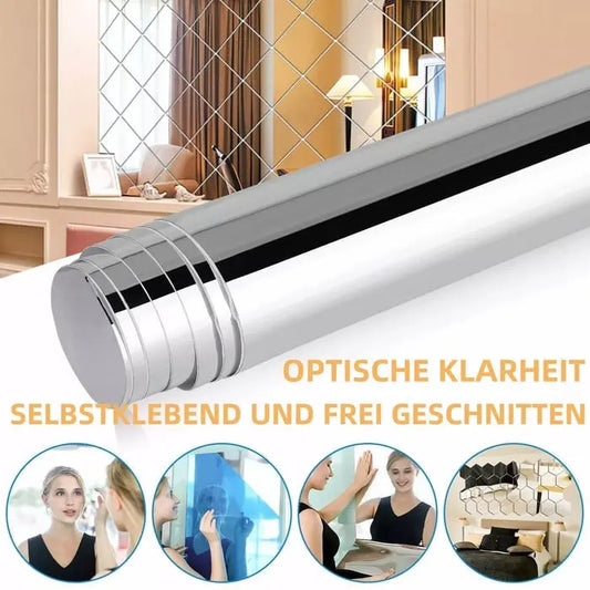 Ein Spiegel, der nicht zerbricht – selbstklebende Spiegelfolien🥰❤️ Zorenza