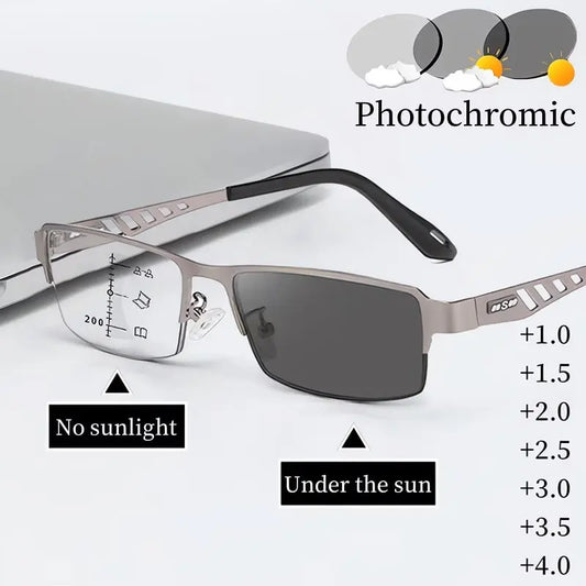 Ultraleichte multifokale selbsttönende Lesebrille Mivoza Deutschland
