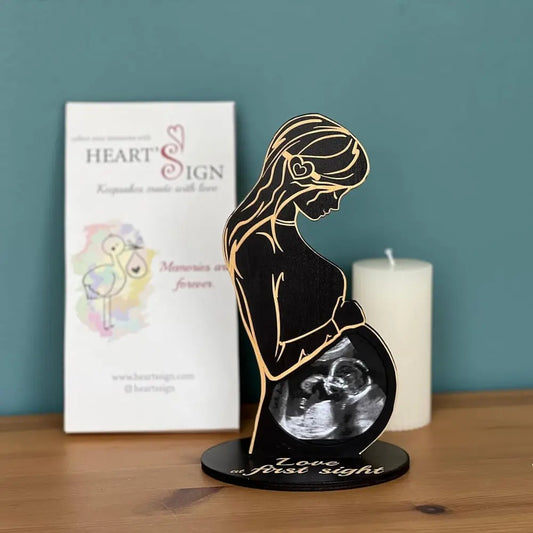 Ultraschall-Bilderrahmen Schwangerschaft – Einzigartige Erinnerung an den ersten Blick auf Ihr Baby Mivoza Deutschland