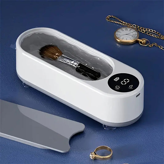 Comprehensive cleaning, multifunctional cleaning - portable, rechargeable battery USB power supply | High frequency vibration cleaning machine, multi-purpose cleaning for jewelry, glasses, watches, etc. | Easy home use Zorenza
