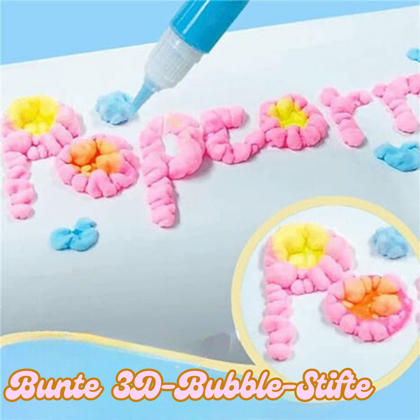 6+6 GRATIS | Magische 3D-Puffy-Stifte