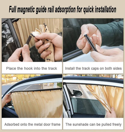 Universeller Sonnenschutz für Autofenster mit magnetischer Befestigung und UV-Schutz Mivoza Deutschland