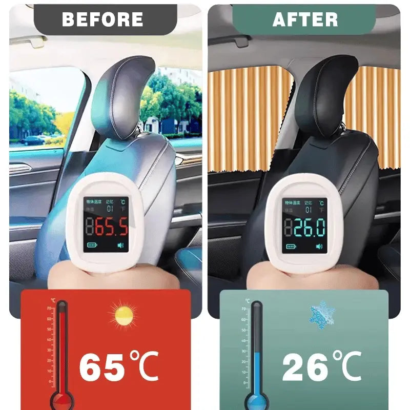 Universeller Sonnenschutz für Autofenster mit magnetischer Befestigung und UV-Schutz Mivoza Deutschland