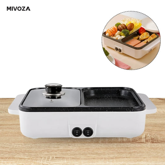 HotPot™ 2 in 1 Elektrischer Mini-Grill mit Antihaftbeschichtung