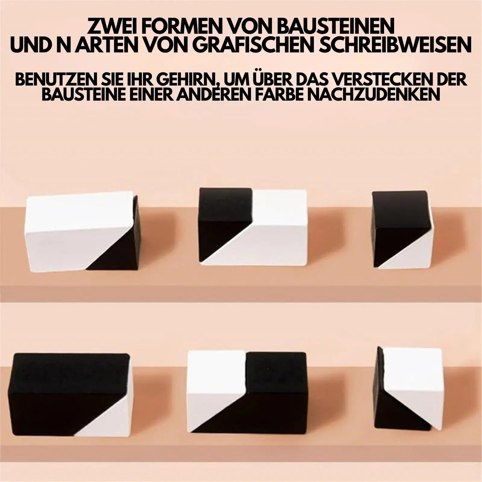 Versteckte Bauklötze Puzzle Mivoza Deutschland