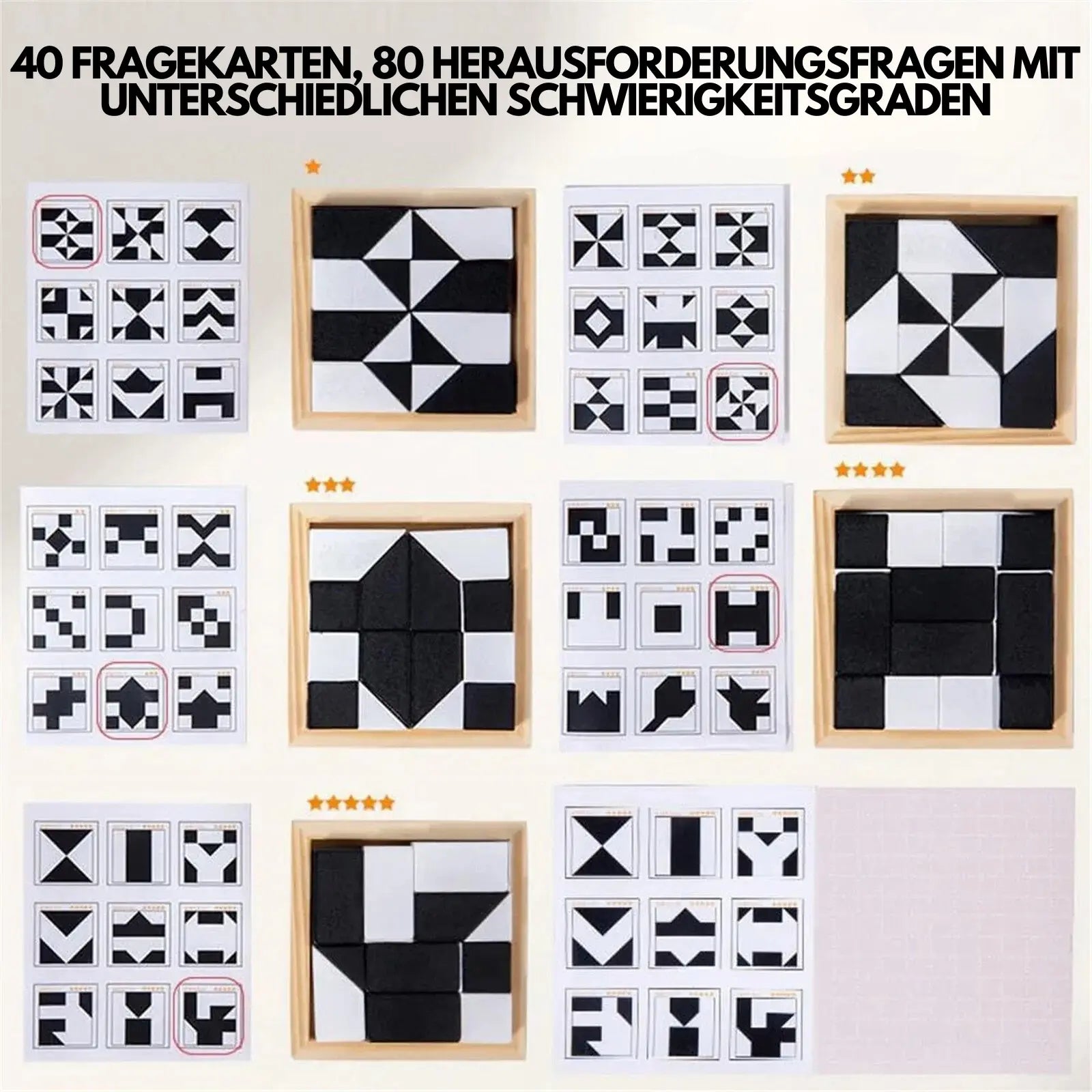 Versteckte Bauklötze Puzzle Mivoza Deutschland
