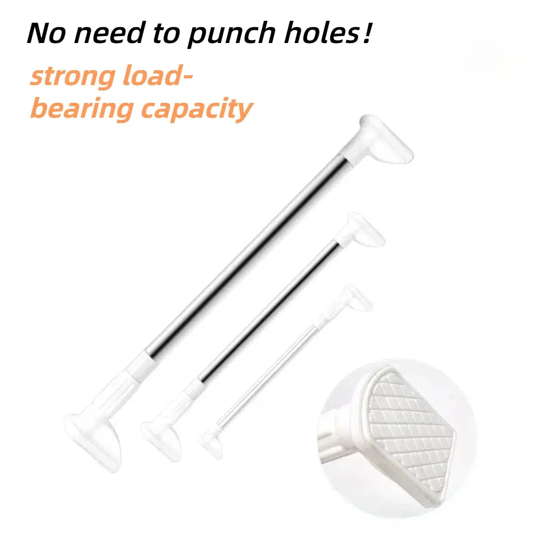 Verstellbare Bohrfreie Stange – Rostfreier Edelstahl Vorhangstange Mivoza Deutschland