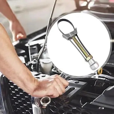Verstellbarer Ölfilter-Schlüssel mit Spannband – Für Ø 65–155 mm Mivoza Deutschland