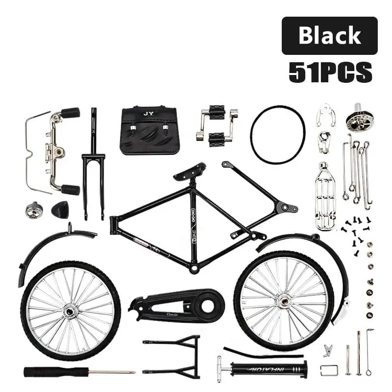 Vintage Modellfahrrad aus Legierung – DIY Miniatur Dekorationsset Mivoza Deutschland