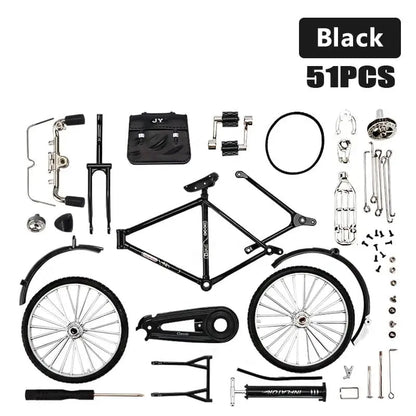 Vintage Modellfahrrad aus Legierung – DIY Miniatur Dekorationsset Mivoza Deutschland
