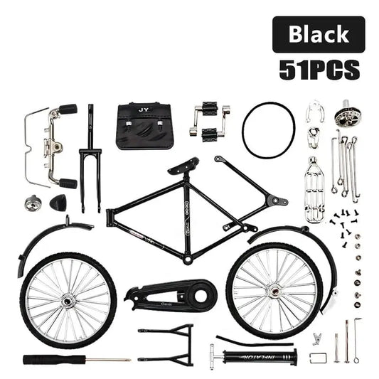 Vintage Modellfahrrad aus Legierung – DIY Miniatur Dekorationsset Mivoza Deutschland