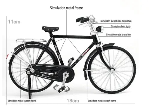 Vintage Modellfahrrad aus Legierung – DIY Miniatur Dekorationsset Mivoza Deutschland