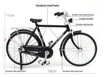 Vintage Modellfahrrad aus Legierung – DIY Miniatur Dekorationsset Mivoza Deutschland