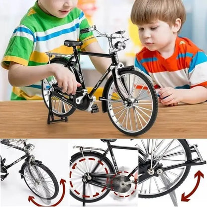 Vintage Modellfahrrad aus Legierung – DIY Miniatur Dekorationsset Mivoza Deutschland