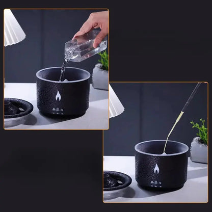 Vulkan-Ultraschall-Luftbefeuchter – Aromatherapie & LED-Licht Mivoza Deutschland