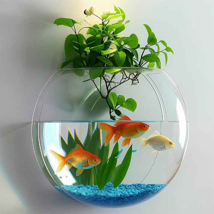 Wandpflanzenhalter ohne Bohren – Vertikaler Garten & Dekorative Fischschale