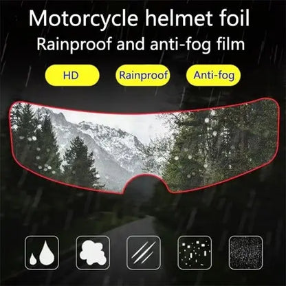 Wasserdichte Anti-Beschlag-Folie für Helme – klare Sicht bei Regen und Kälte Mivoza Deutschland