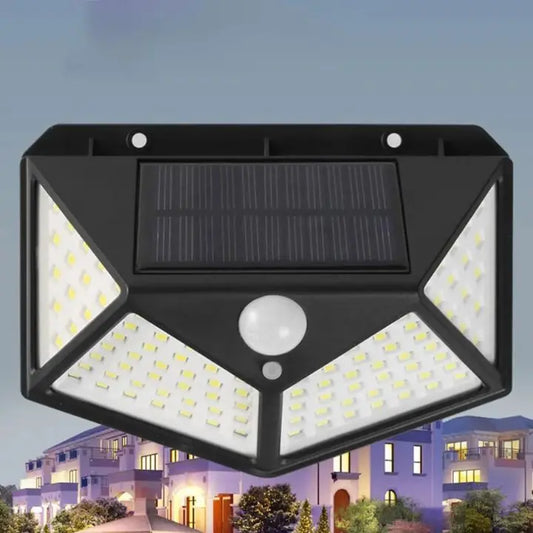 Wasserdichte Bewegungssensor LED-Solar-Wandlampe (100 LED) Mivoza Deutschland