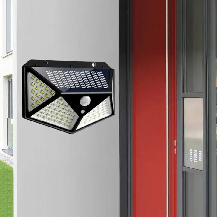 Wasserdichte Bewegungssensor LED-Solar-Wandlampe (100 LED) Mivoza Deutschland