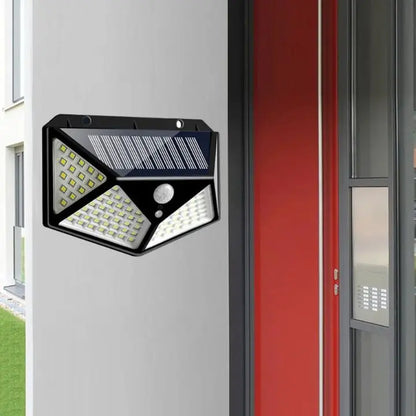 Wasserdichte Bewegungssensor LED-Solar-Wandlampe (100 LED) Mivoza Deutschland