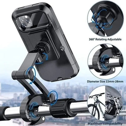 Wasserdichte Fahrrad-Telefonhalterung – Stabile 360° Drehung & Schutz Mivoza Deutschland