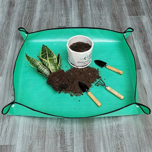 Wasserdichte Gartenunterlage (100x100cm) – Wiederverwendbare Pflanzmatte für Umtopfen & Erde mischen Mivoza Deutschland