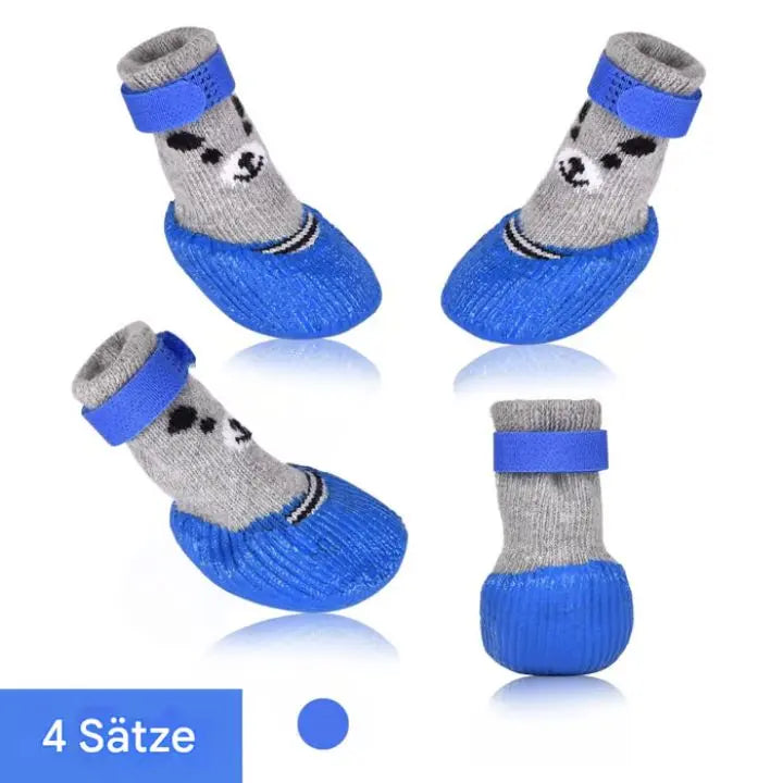 Wasserdichte Haustier-Schuhe – Rutschfest für Hunde & Katzen (4x Paare) Mivoza Deutschland