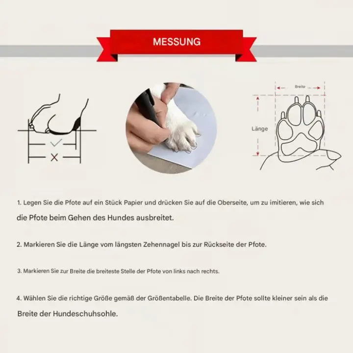 Wasserdichte Haustier-Schuhe – Rutschfest für Hunde & Katzen (4x Paare) Mivoza Deutschland