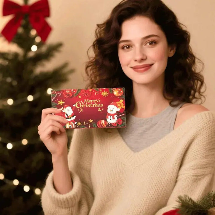 Weihnachts-Geldkuverts — Persönlich schenken mit festlichem Stil 2er-Set Mivoza Deutschland