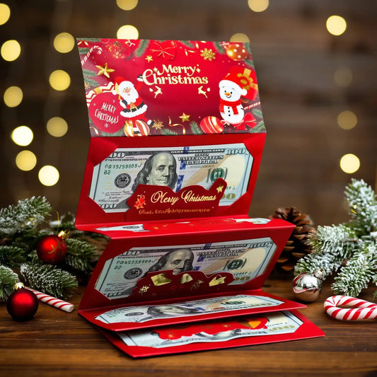 Weihnachts-Geldkuverts – Stilvoll schenken mit festlicher Eleganz (2er-Set) Mivoza Deutschland