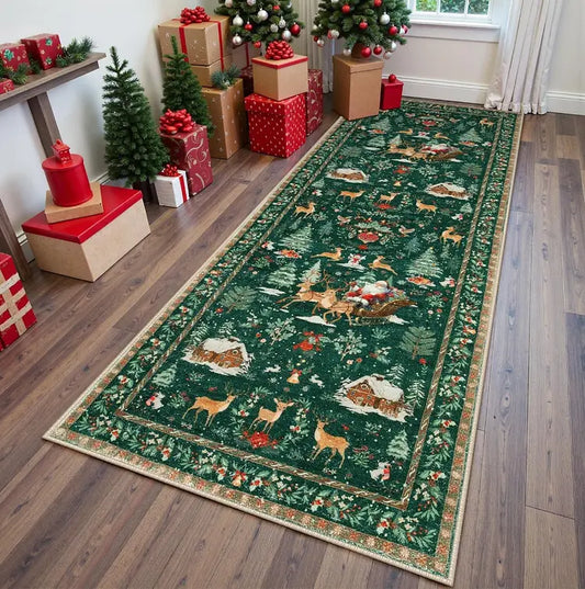 Weihnachts-Teppich Wonderland — Rutschfest & gemütlich für Kinder & Gäste Mivoza Deutschland