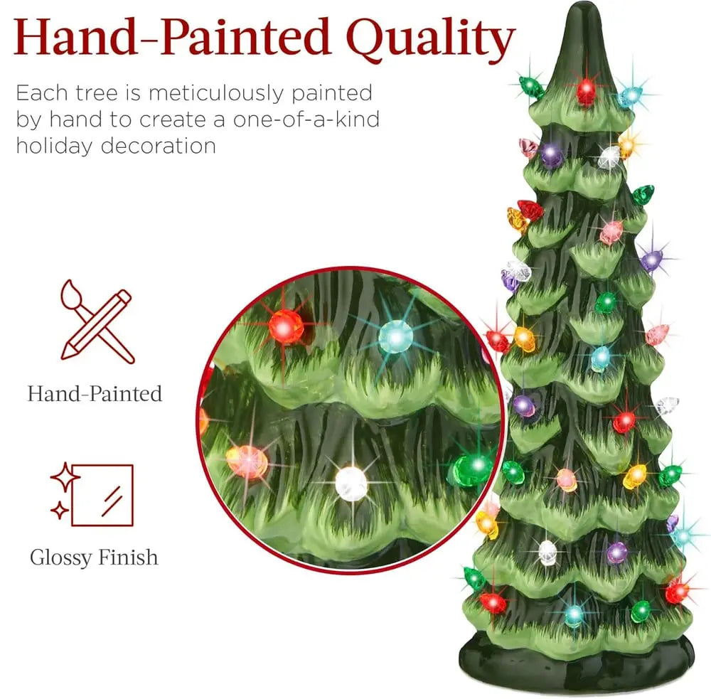 Weihnachtsbaum Tischdeko — Stimmungsvolles Licht ganz ohne Kabel 3er-Set Mivoza Deutschland