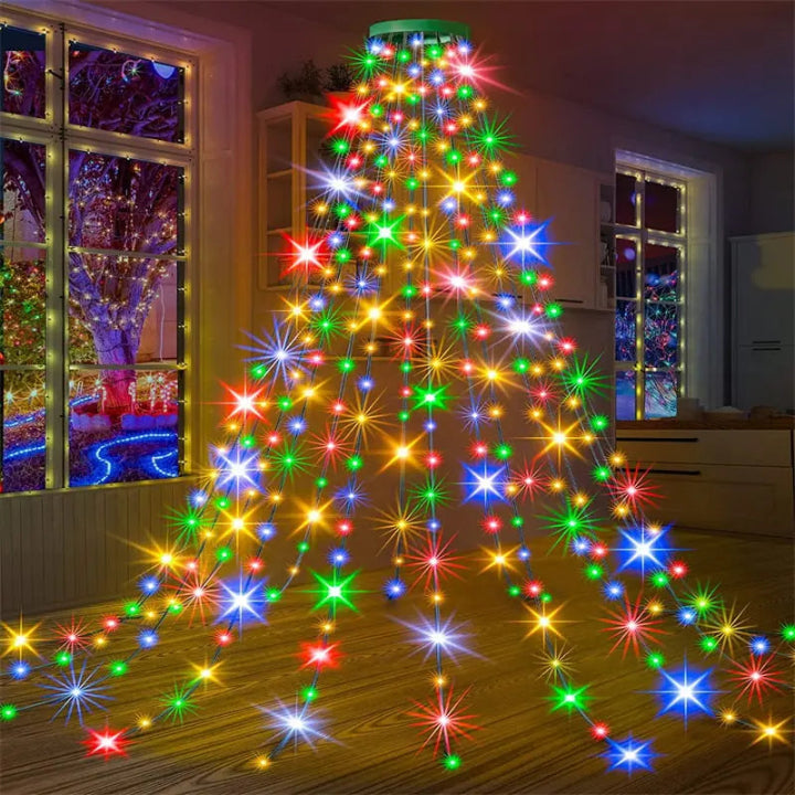 Weihnachtsbaum Wasserfall Lichter — Schluss mit mühsamem Lichterwickeln Mivoza Deutschland