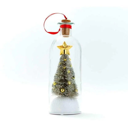 Weihnachtsbaum mit Flaschenpost — Persönliche Nachricht verschenken Mivoza Deutschland