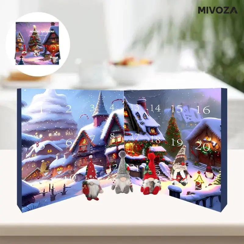 Weihnachtswichtel-Adventskalender mit Sammlerpuppen Mivoza Deutschland