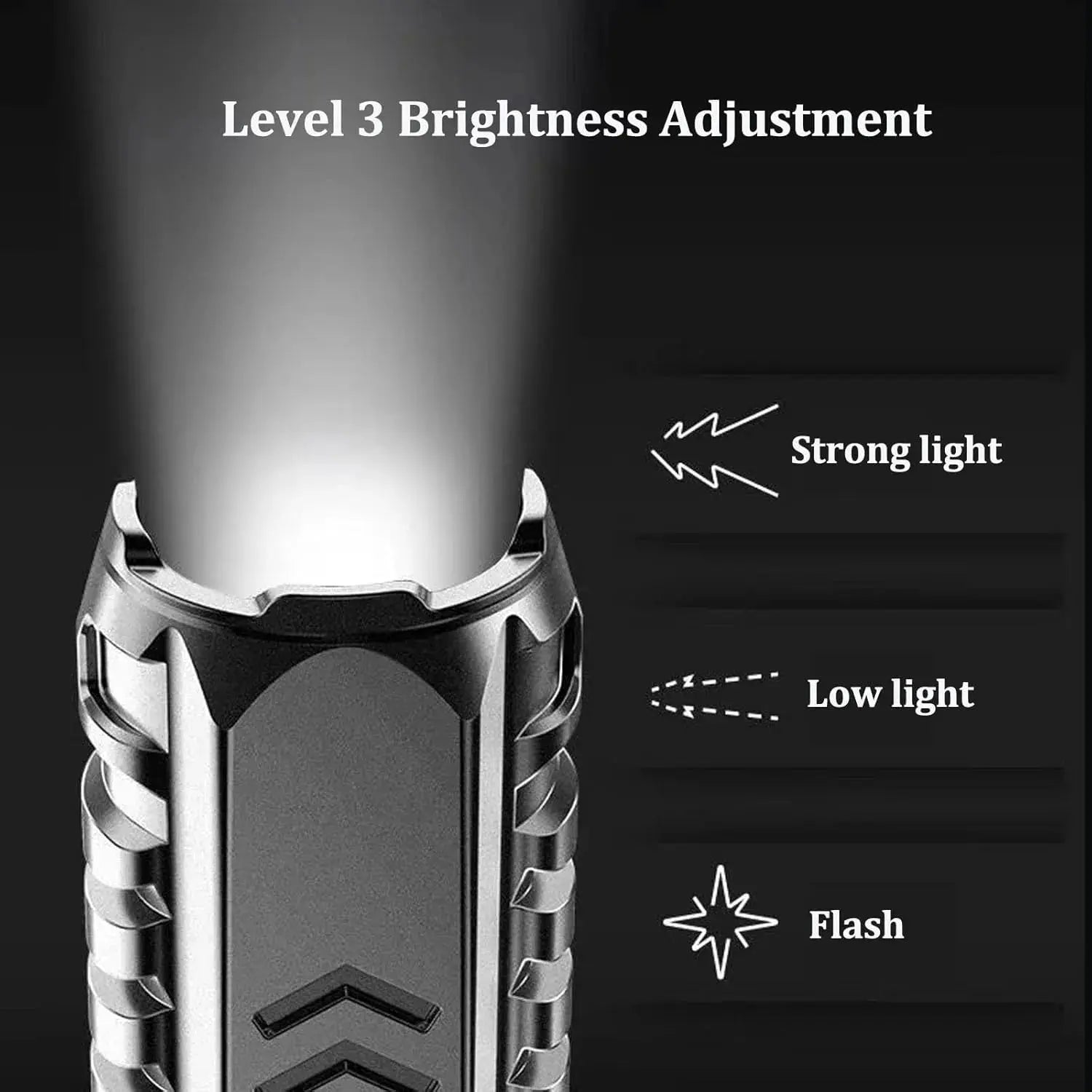 Wiederaufladbare LED-Taschenlampe mit hoher Leuchtkraft Mivoza Deutschland