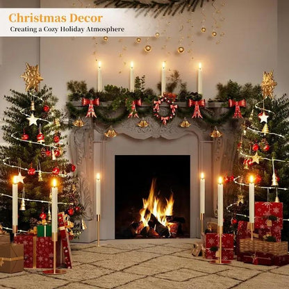 Wiederaufladbare LED-Wachskerzen 6er Set — Nachhaltig & sicher ohne Brandgefahr Mivoza Deutschland