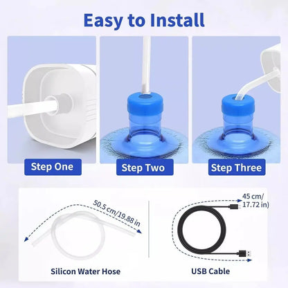 Wiederaufladbare elektrische Wasserpumpen-Dispenser mit USB-Ladung Mivoza Deutschland