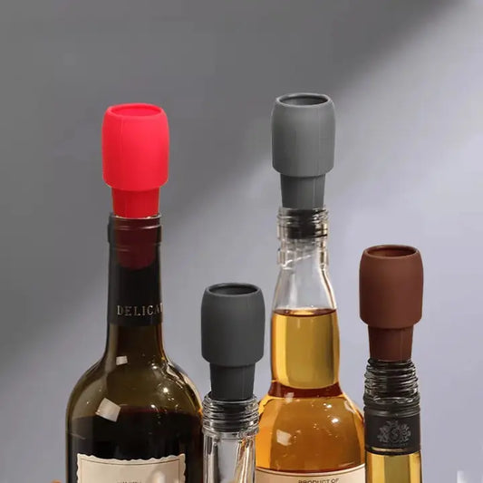 Wiederverwendbare Silikon-Flaschenverschlüsse – Luftdicht & Auslaufsicher für Wein & Getränke Mivoza Deutschland