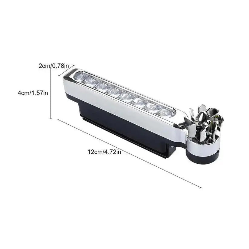 Windbetriebenes Auto-LED-Licht — Hell, wetterfest & stromfrei (2 Stück) Mivoza Deutschland