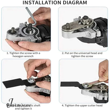 Winkelschleifer Universal-Aufsatz — Schneiden, Schleifen & Polieren in einem Mivoza Deutschland