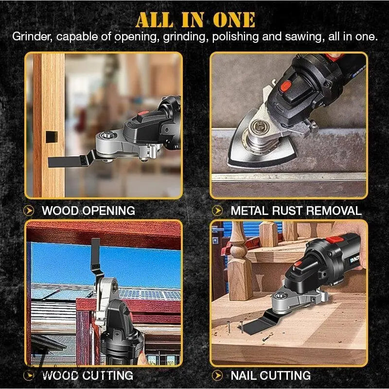 Winkelschleifer Universal-Aufsatz — Schneiden, Schleifen & Polieren in einem Mivoza Deutschland