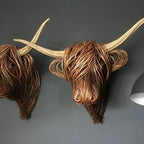 Handgefertigter Kuhkopf