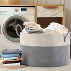 Gewebter Aufbewahrungskorb XL – Wäsche- und Spielzeug-Organizer