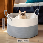 Gewebter Aufbewahrungskorb XL – Wäsche- und Spielzeug-Organizer