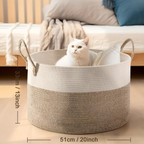 Gewebter Aufbewahrungskorb XL – Wäsche- und Spielzeug-Organizer