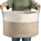 Gewebter Aufbewahrungskorb XL – Wäsche- und Spielzeug-Organizer